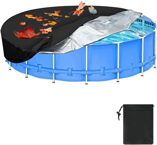 Schwarze, Wasserdichte, Runde Pool-/tierbadewannenabdeckung, 160 X 30 Cm