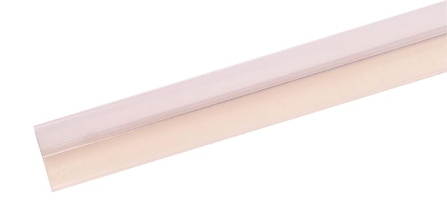 Buri - Türbodendichtung 100cm Bürstendichtung Gummidichtung Türdichtung Zugluftstopper - 75034-Gummi transparent