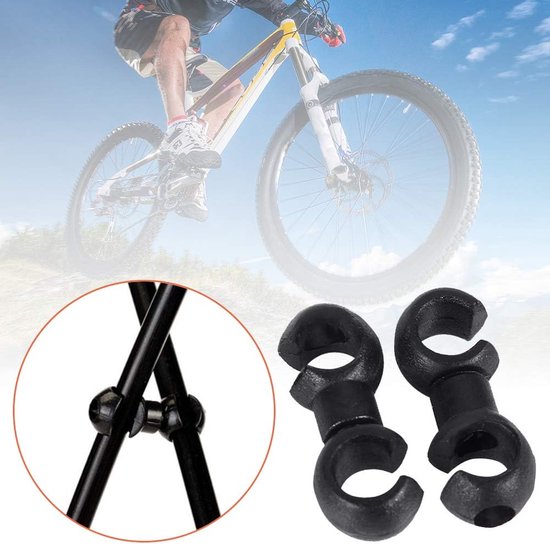 10 Stück Fahrrad-schalt- Und Ölleitungskabel-s-schnallenclips / Kabelmanagement-klemmen