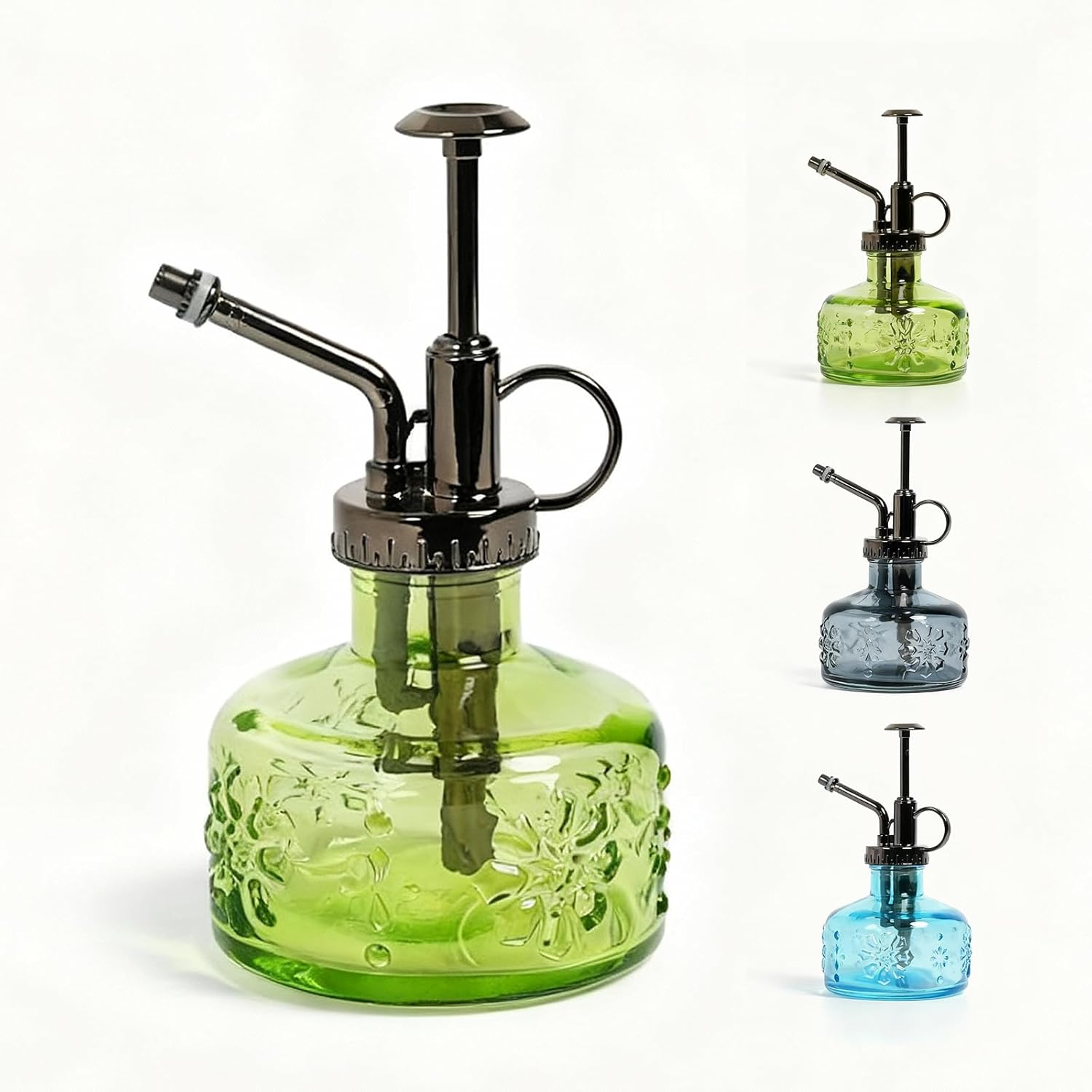 Gießkanne Aus Transparentem Glas – Für Den Innenbereich – Elegantes Design – Kleine, Dekorative Gießkanne Mit Langem, Dünnem Ausguss – Ideal