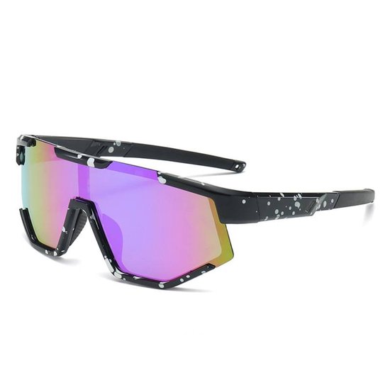 Polarisierte Fahrradbrille – Uv400-schutz – Schwarzer Rahmen – Geeignet Für Kinder Von 5 Bis 16 Jahren