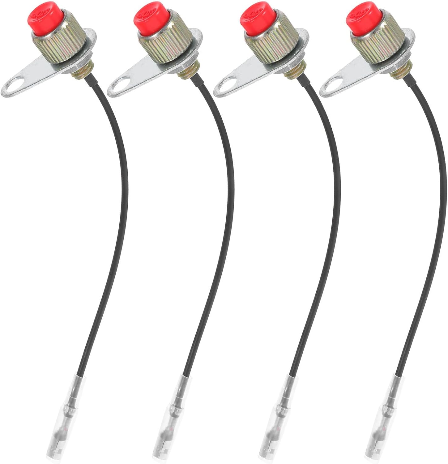 Ein Set Aus 4 Kompakten Ein-/ausschaltern Für Gx35 Rasenmäher, Einfach Zu Installierende Ersatzteile Für Den Garten.