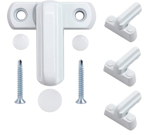 Set Mit 4 Einbruchsicheren Schlössern Für Türen Und Fenster – T-schlösser Für Kunststofffenster, Fensterriegel, Schlösser Für Drehtüren Und -fenster