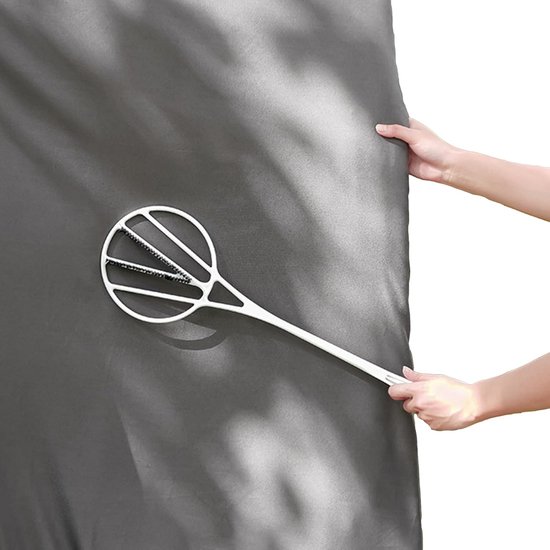 Teppichklopfer – Teppichreiniger – Haushaltsreinigungsgerät – Tragbar – 55,5 X 16 Cm – Weiß