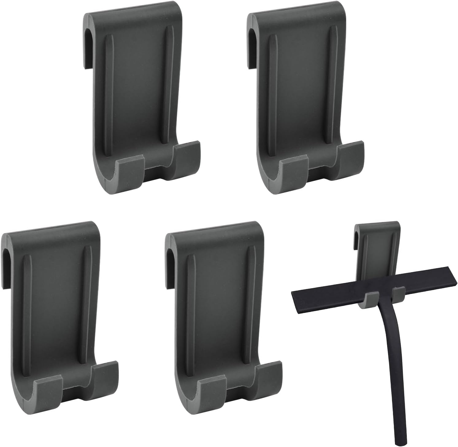 Vier Haken, Geeignet Für Rasiererhalter, Rahmenlose Handtuchhalter Und Doppellagige Handtuchhaken.