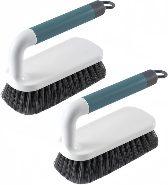 Reinigungsbürsten Mit Griff Für Dusche, Bad, Küche, Teppich Und Badewanne, 2er-pack (grün)
