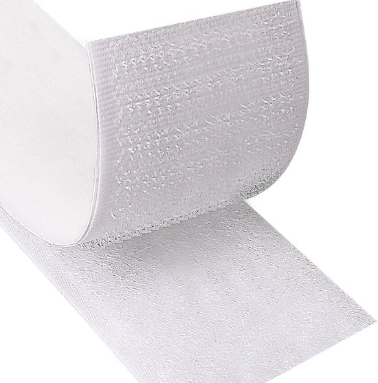 Doppelseitiges Klebeband, 10 Meter, 50 Mm Breites Klebeband, Klettstreifen, 50 Mm X 10 Meter, Schwarz.