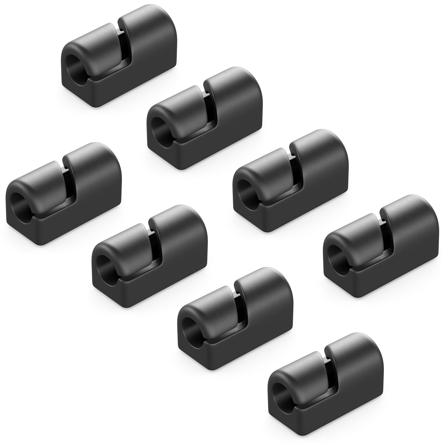 8-teilige Packung Selbstklebender Kabelklemmen, Kabelorganisatoren Und Kabelhalter.
