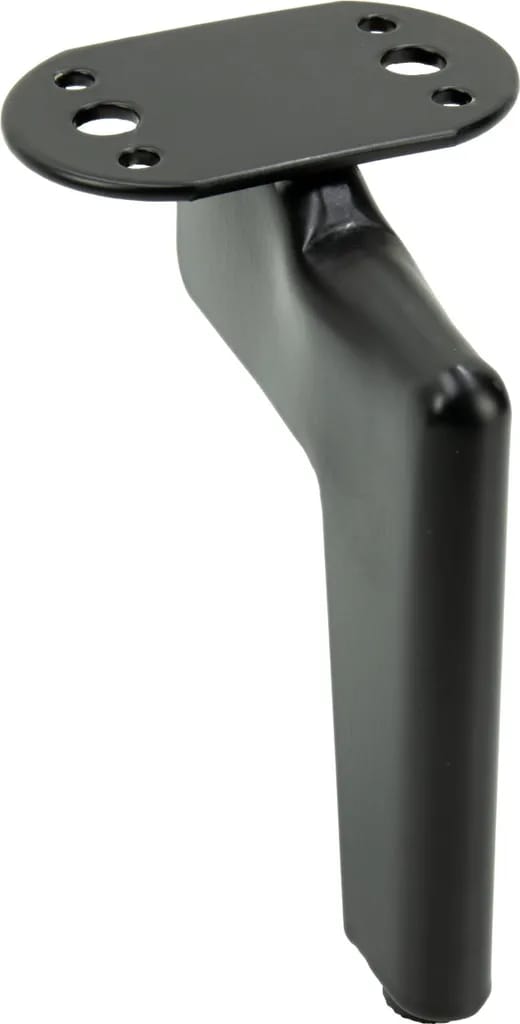 Möbelbein-set (4-teilig) - Matt Schwarz, 11,5 Cm Hoch, Geeignet Für Moderne Möbel.