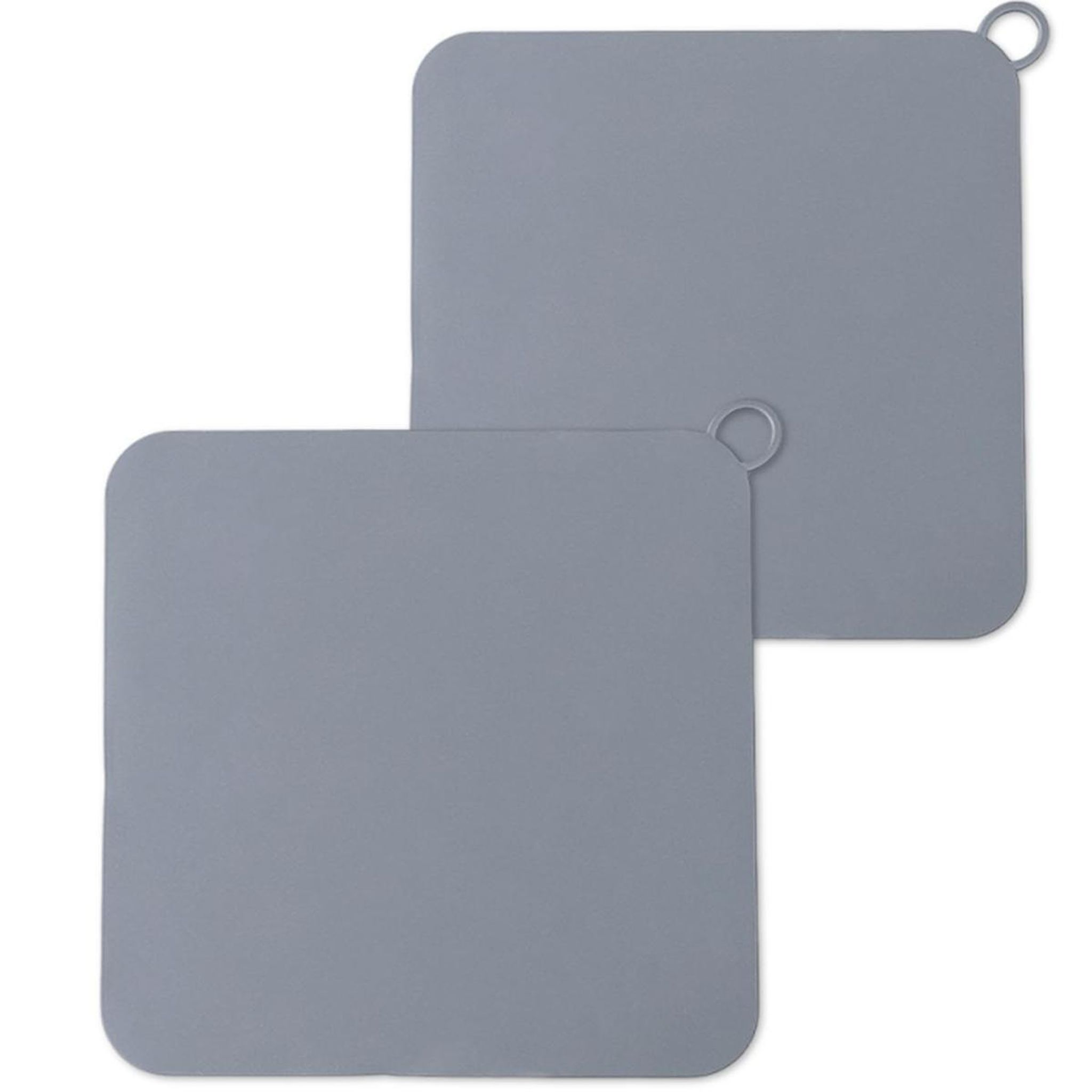 Geruchsdichte Duschablaufabdeckungen, 2er-pack, Silikon-ablaufabdeckungen, Quadratisch, 19,7 X 19,7 Cm, Geeignet Für Badezimmer, Toiletten Und Küchen (grau).