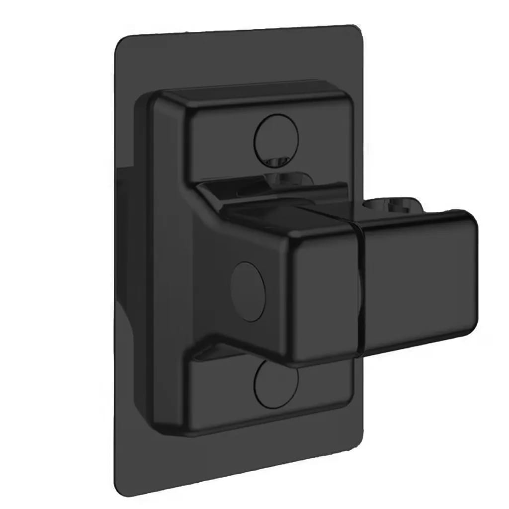 Handbrausekopfhalterung, 360° Drehbar, Verstellbar, Universelle Handbrausekopfhalterung, Schwarz.