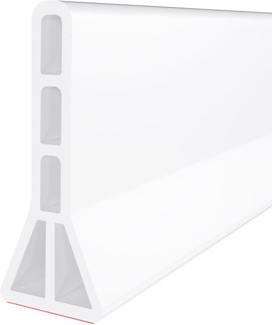 Faltbare Wassersperre – 15 X 200 Cm – Für Barrierefreie Duschen – Weiß