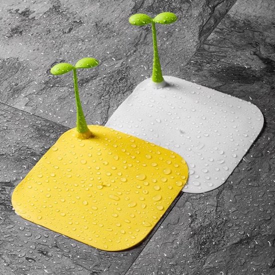 Set Mit 2 Silikonstöpseln, Silikon-badewannenabdeckung, Stöpsel Für Badewanne Und Waschbecken, Waschbeckenfilter, In Form Von Niedlichen Kleinen Sprossen