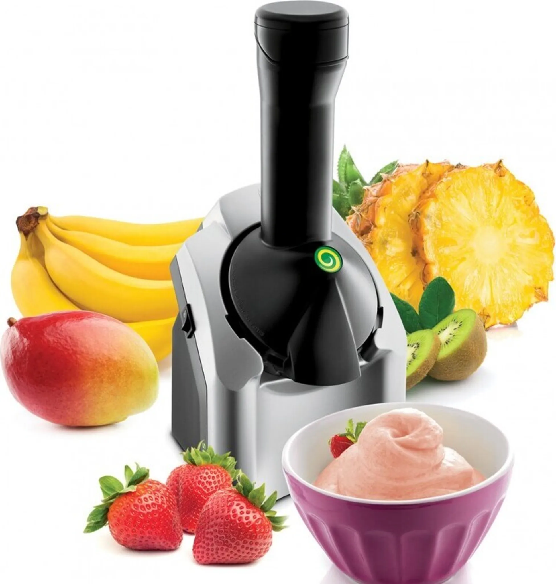 Eismaschine, Kann Desserts Und Fruchteis, Gefrorenen Joghurt/frucht-smoothies Zubereiten, Einfach Zu Bedienen, Gefrierdessertmaschine.