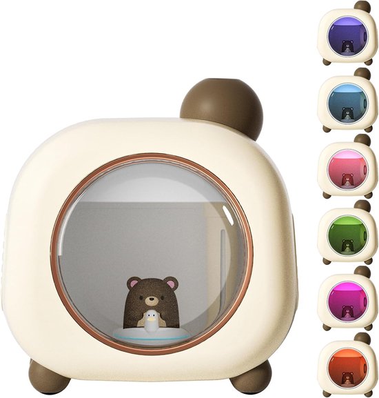 Tragbarer 500-ml-luftbefeuchter Fürs Babyzimmer, Luftbefeuchter Mit Cartoon-motiv Für Kinder