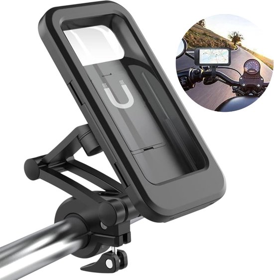 360° Verstellbare Handyhalterung Für Fahrräder Und Motorräder Im Freien, Wasserdicht, Touchscreen-fähig, Smartphone-halterung