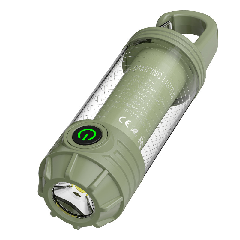 Tischlampe Fürs Camping – Camping-taschenlampe – Wiederaufladbar – Helle, Tragbare Campinglampe – Mit Rotlicht – 6 Lichtmodi – Nachtlicht Für