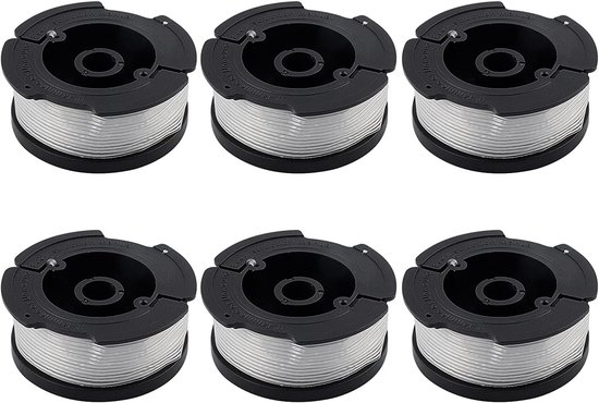 10 M Black & Decker Ersatz-trimmerfadenspule – Mit Kappe/feder