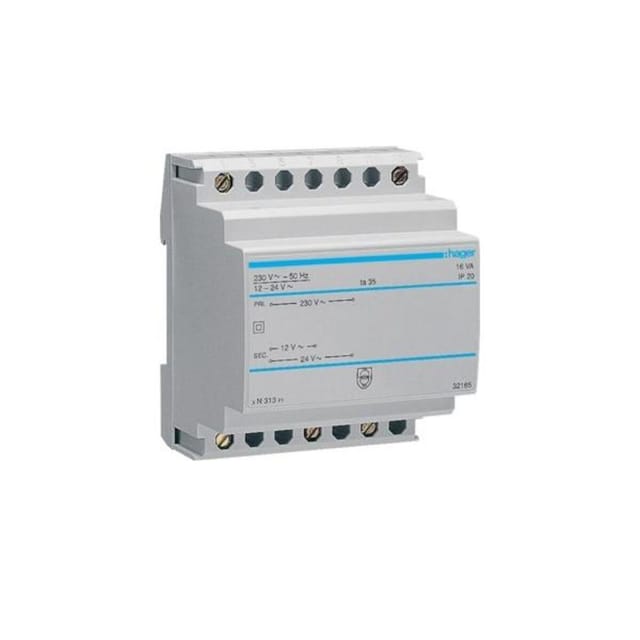Hager ST313 Sicherheitstransformator 16VA 230/12-24V