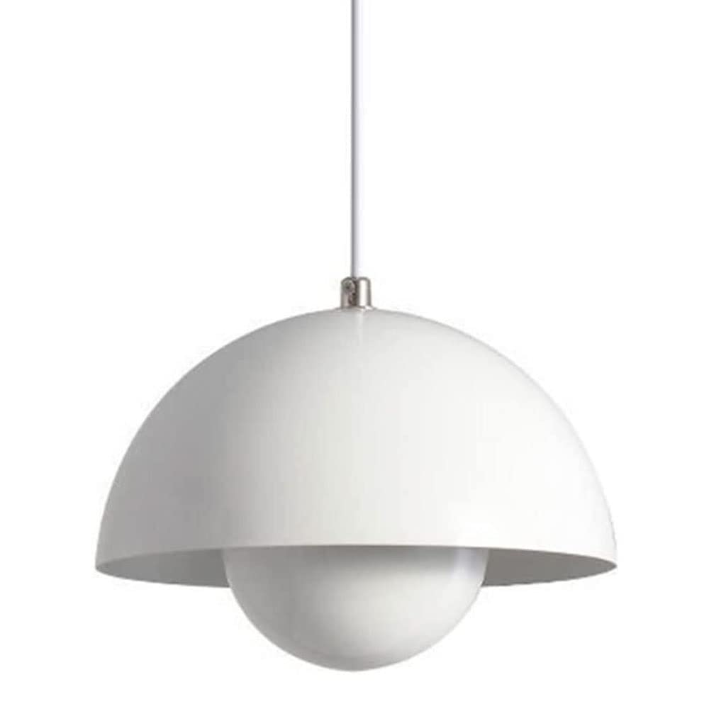 Kronleuchter, Moderner Kronleuchter, Abgehängte Deckenleuchte Mit Glühbirne, Dekorative Innenbeleuchtung, Weißes Licht, 23 Cm (weiß)