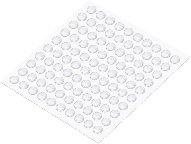 500er-packung Selbstklebende Türstopper, Transparente Gummischutzmatte, Stoßfest Und Geräuschdämpfend (8 X 3 Mm)