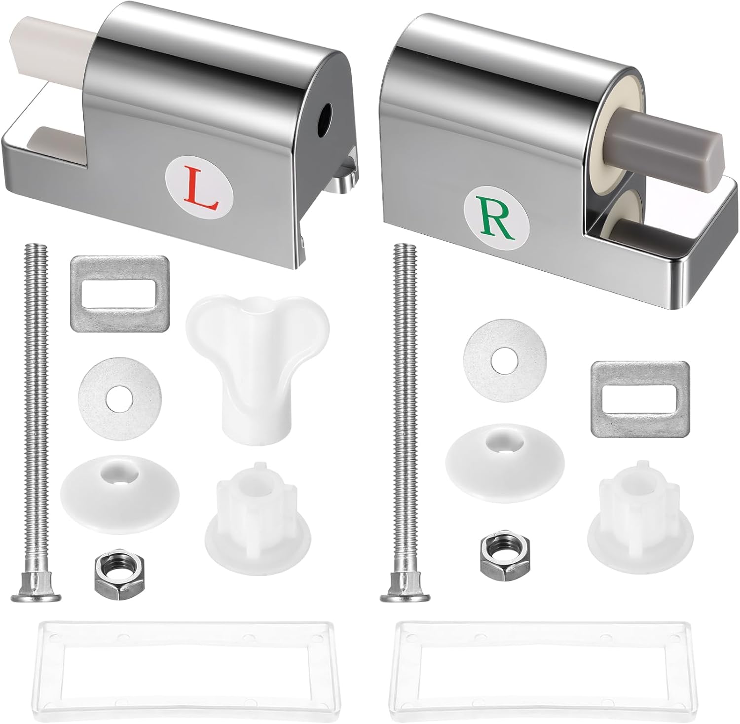 Universeller Wc-sitz-befestigungsmechanismus, Geeignet Zum Austausch Der Scharniere Von Wc-sitzen Mit Absenkautomatik.
