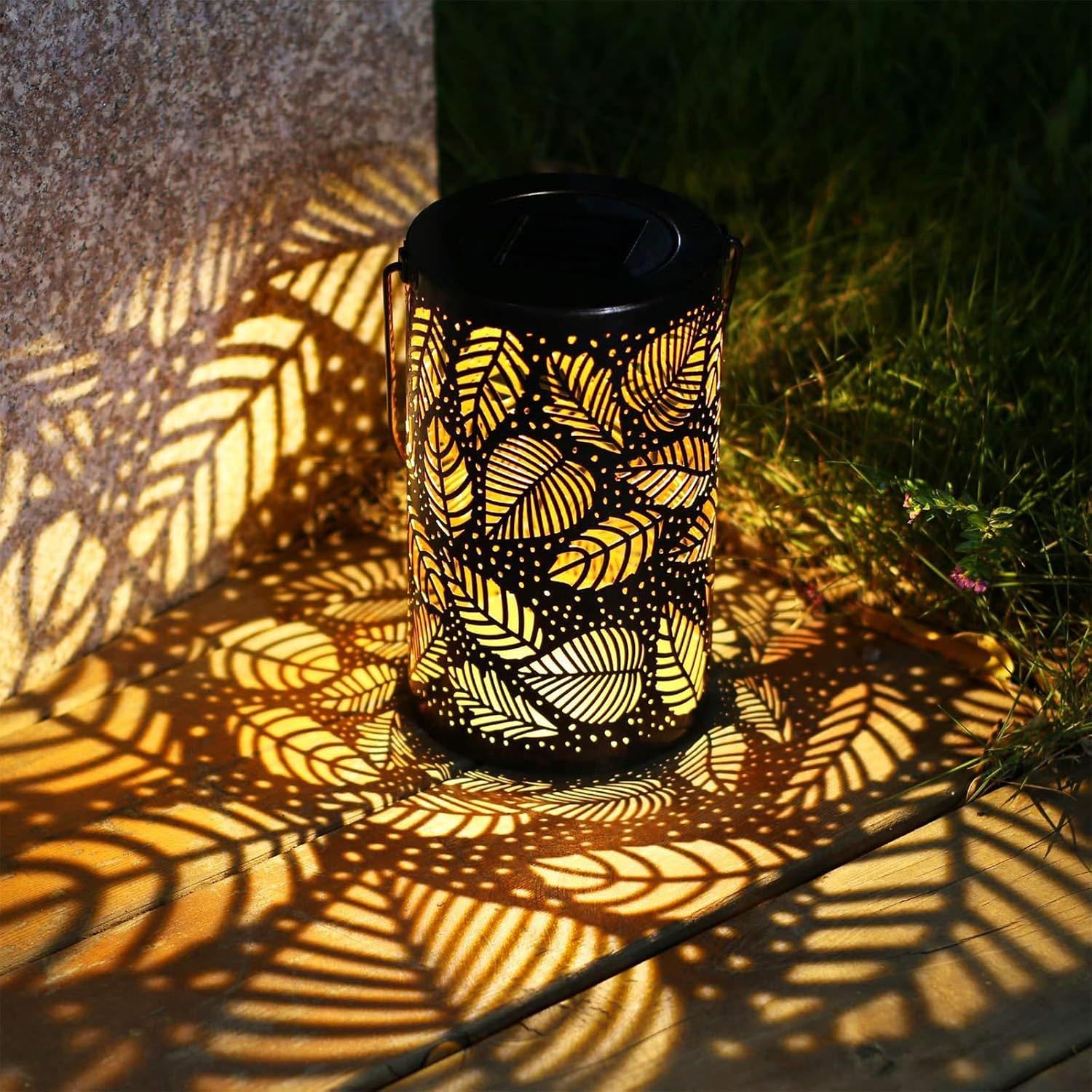 Solarlaternen Für Den Außenbereich, Wasserdichte Hängelaternen Für Den Garten, Laterne „baum Des Lebens“, Gartendekoration