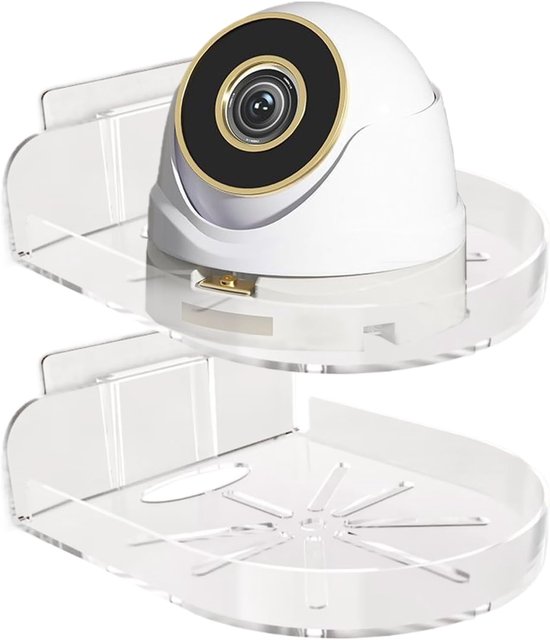2 Stück Wandhalterungen Für Sicherheitskameras, Universelle Wandablage Für Monitore Im Innen- Und Außenbereich, Schlafzimmer Usw.