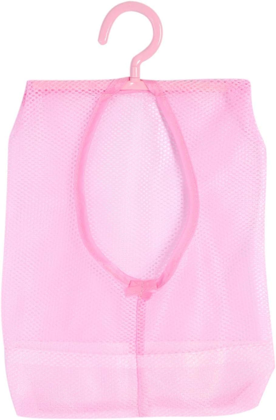 Aufbewahrungsbeutel Aus Netzgewebe Mit Haken – Rosa