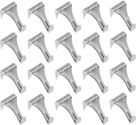 20-teiliges Fotohaken-set, Spurlose Metall-bilderaufhängung Für Küche, Schlafzimmer, Galerie, Büro – Silber