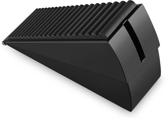 Federbelasteter Türstopper, Verstellbar, Rutschfest, Aus Gummi, 12,8 X 4,54 X 4,54 Cm, Aus Edelstahl – Geeignet Für Türunterkanten – Silber