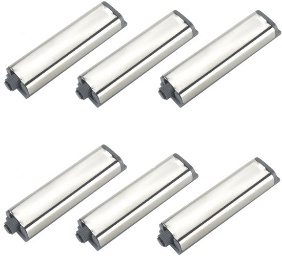 Druckknopf-türöffner Für Küchenschränke Und Kleiderschränke, Automatische Federklappen, Schraubverschlüsse, 6er-packung