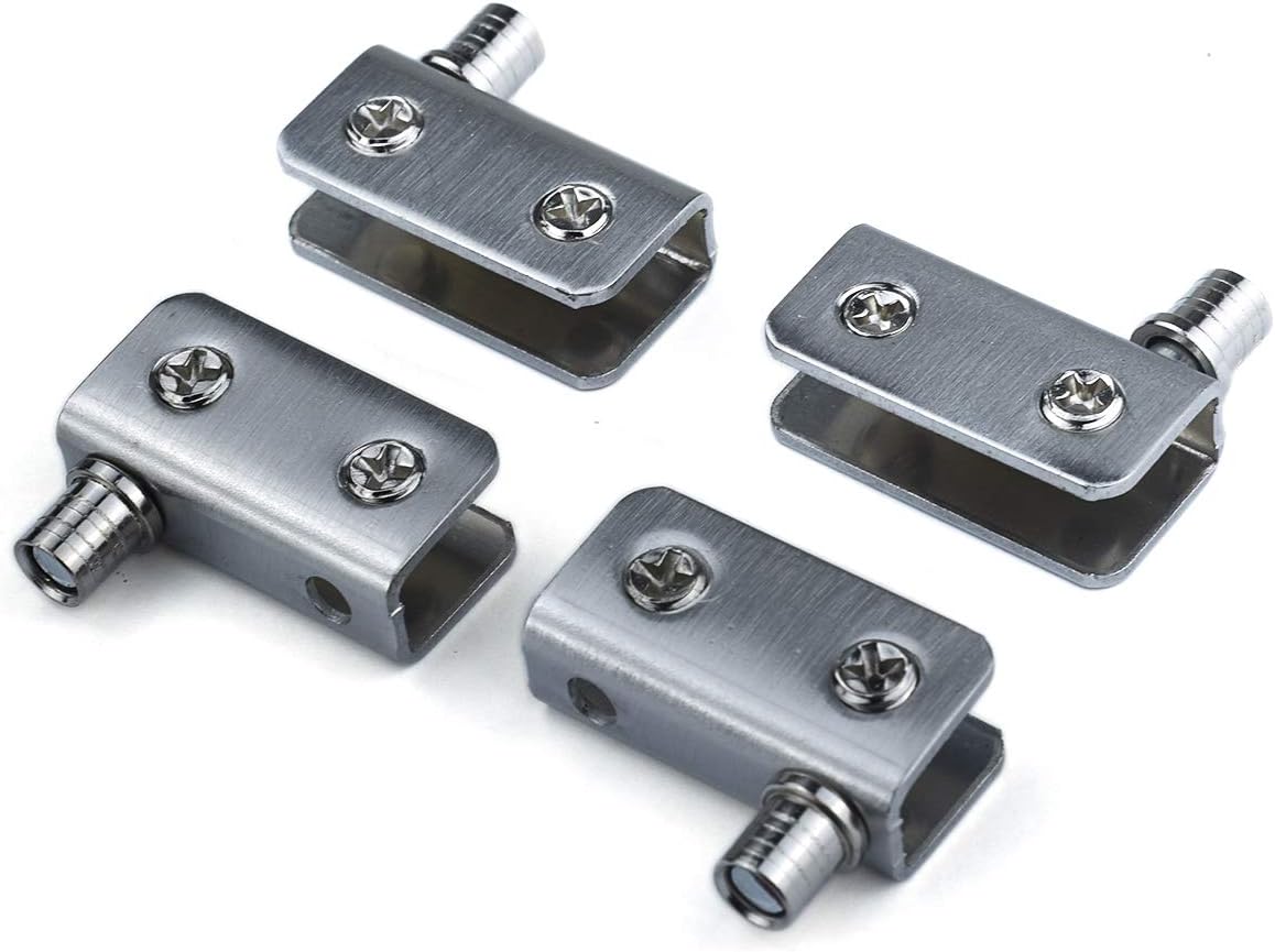Vierteiliges Glastürscharnierset, 90°-schwenkscharnier, Geeignet Für 5-8 Mm Dickes Glas.