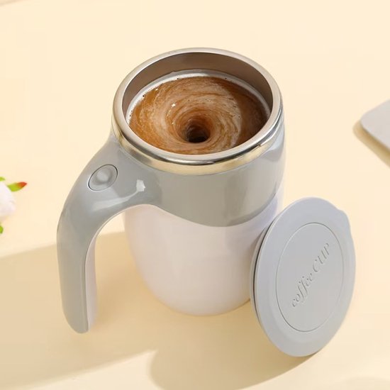 Wiederaufladbare Automatische Kaffeemaschine Mit Rühr- Und Drehfunktion Für Kaffee, Kakao, Milch, Proteinshakes – Für Zuhause, Büro, Reisen Und Schule