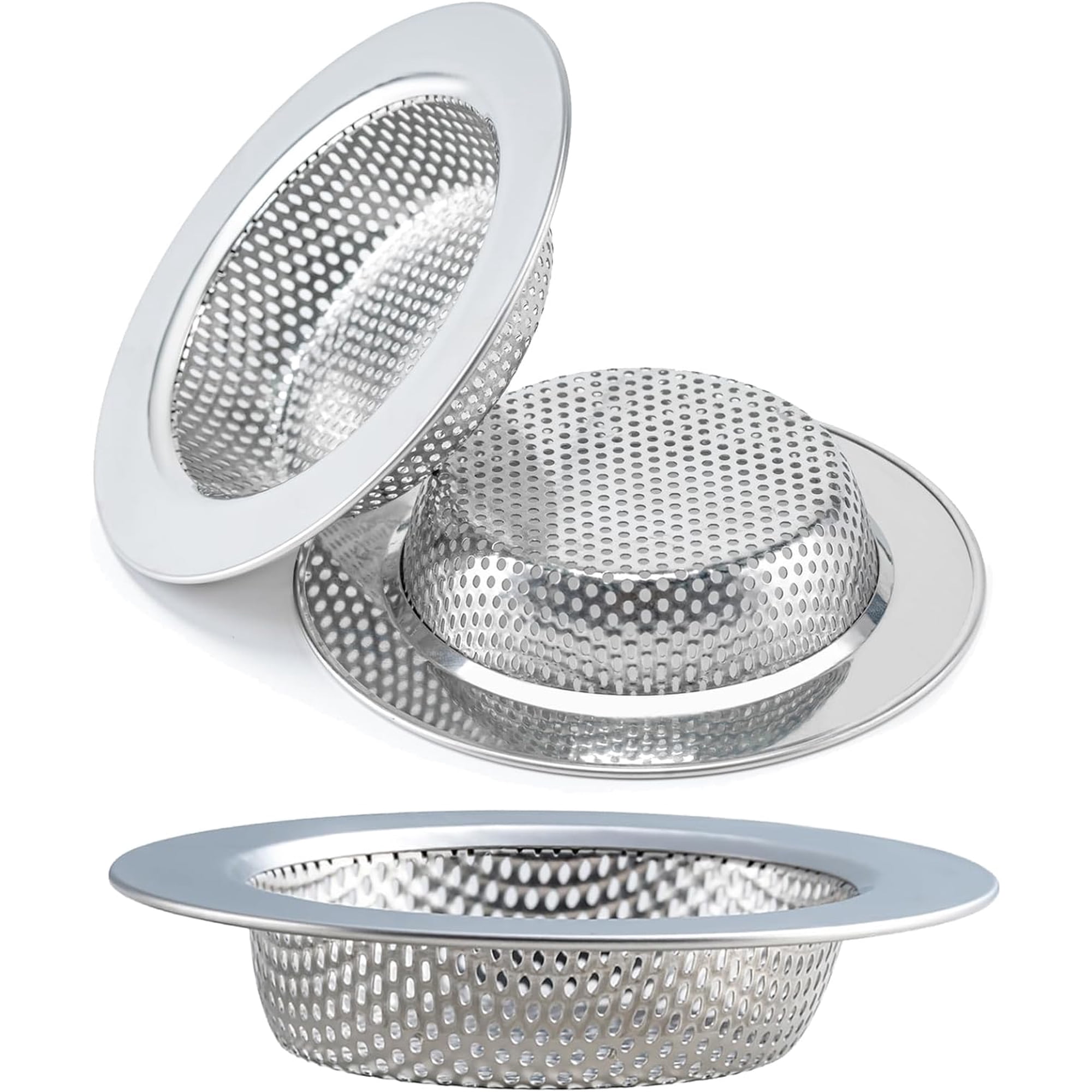 Spülbeckenfilter, Geeignet Für Die Meisten Abflusskörbe Von Küchenspülen, Verbesserter Doppellagiger Sicherheitsfilter Für Küchenspülen (außendurchmesser 11,2).