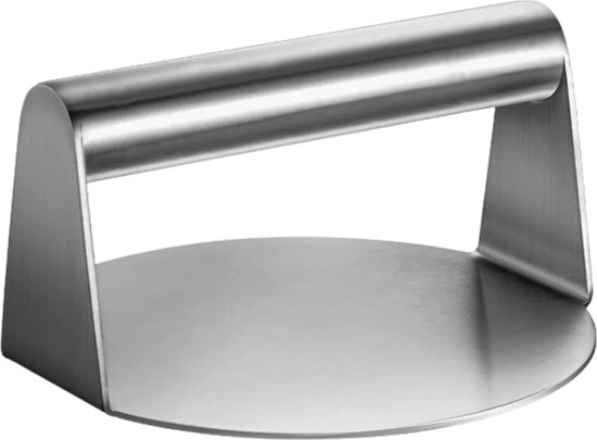 Runder Hamburger-patty-maker Aus Edelstahl (5,5 Zoll) Zum Grillen Von Steaks Und Kochen