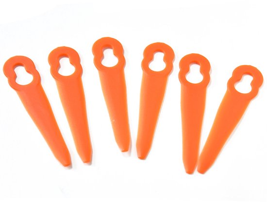 100-teiliges Set Ersatzmesser Für Rasenmäher Aus Abs-kunststoff, 1,15 X 0,7 Cm
