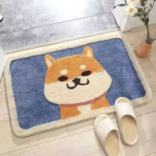 Rutschfeste, Saugfähige Badematte, Waschbares, Weiches Fleece, Schnelltrocknende Duschmatte, 40 X 60 Cm
