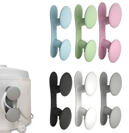 6er-pack Kabelorganizer – Selbstklebend – Geeignet Für Usb-kabel, Netzkabel Und Küchengeräte