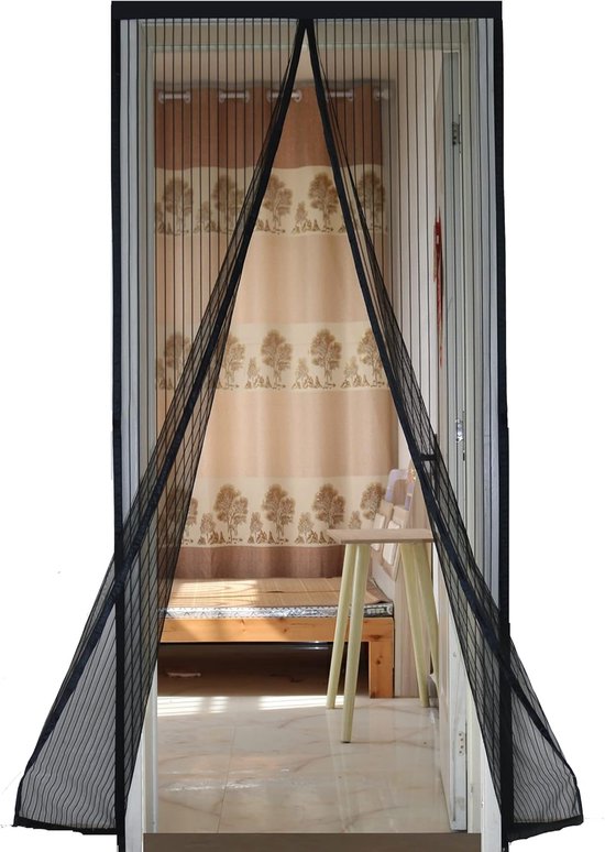 Magnetischer Insektenschutz-türvorhang Mit 4 Cm Breitem Klettverschluss (100 X 210 Cm)
