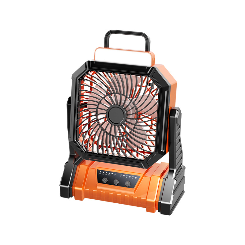 Tragbarer, Wiederaufladbarer Ventilator, Kabelloser, Batteriebetriebener Ventilator Mit Led-laterne, Tischventilator, Usb-batteriebetriebener Ventilator Für Reisen, Schlafzimmer