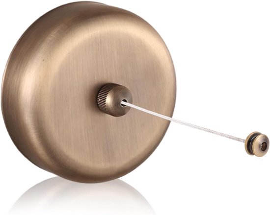 Einziehbare Wäscheleine – Edelstahl 304, Robuste Wäscheleine Für Den Innenbereich, Wandmontierte Duschwäscheleine, Zubehör Für Den Waschraum (bronze).