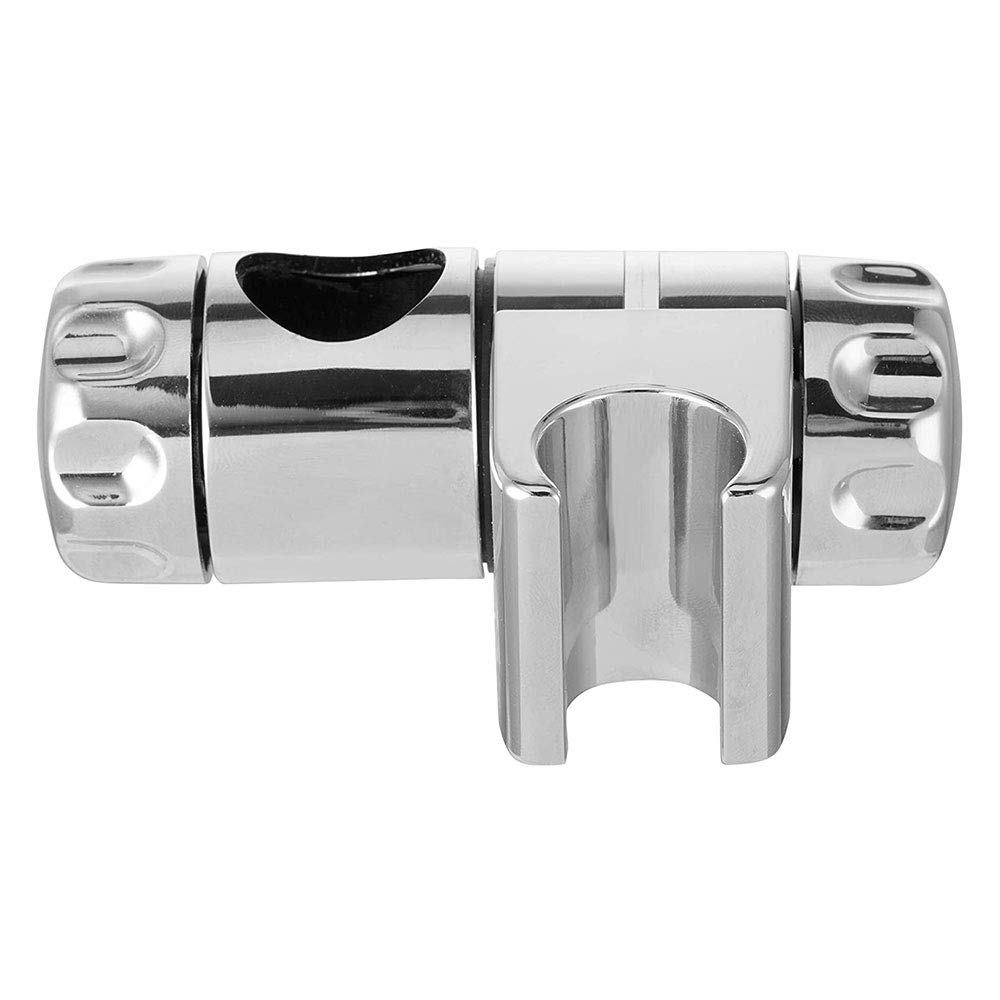 2-teiliger Duschkopfhalter, Badezimmer, Verstellbarer, Verchromter Schiebe-duschkopfhalter, Montage Für 25-mm-steigrohr