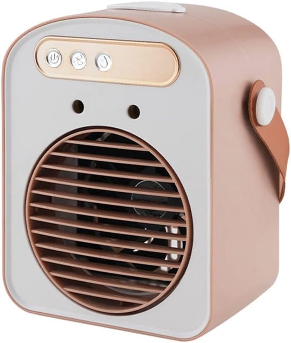 Mini-klimaanlage Mit Tragbarem Ventilator Und Wassernebelfunktion – Tischventilator Für Büro Und Schlafzimmer – Geräuscharme Mobile Klimaanlage Und Luftkühler