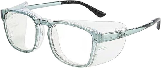 Unisex-schutzbrille Mit Pollen- Und Blaulichtfilter (blauer Silikonrahmen)