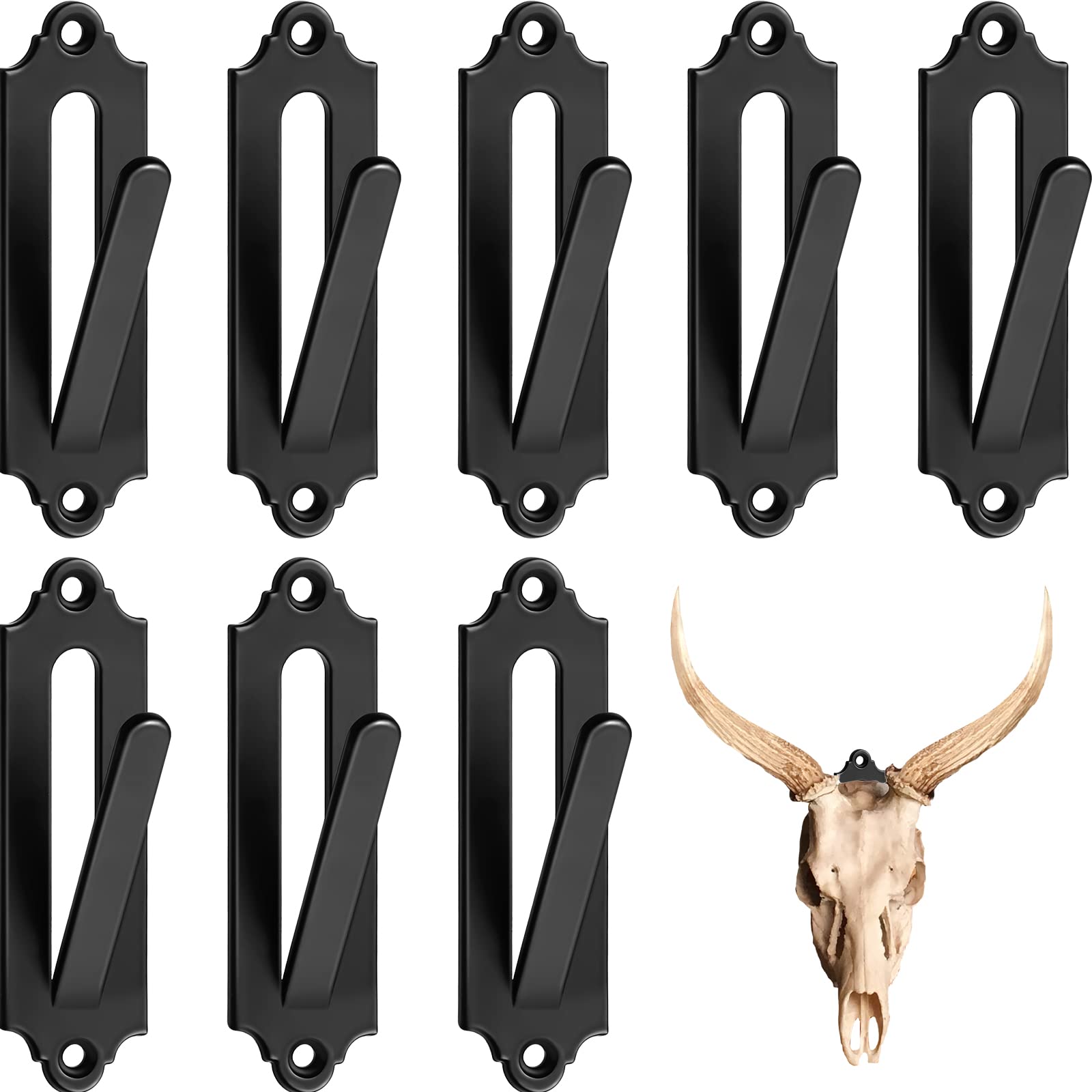 Packung Mit 12 Wandhalterungen Im Europäischen Stil, Kunstständer, Europäische Wandhalterungshaken Mit Einfachem Montageset Für Den Innenbereich