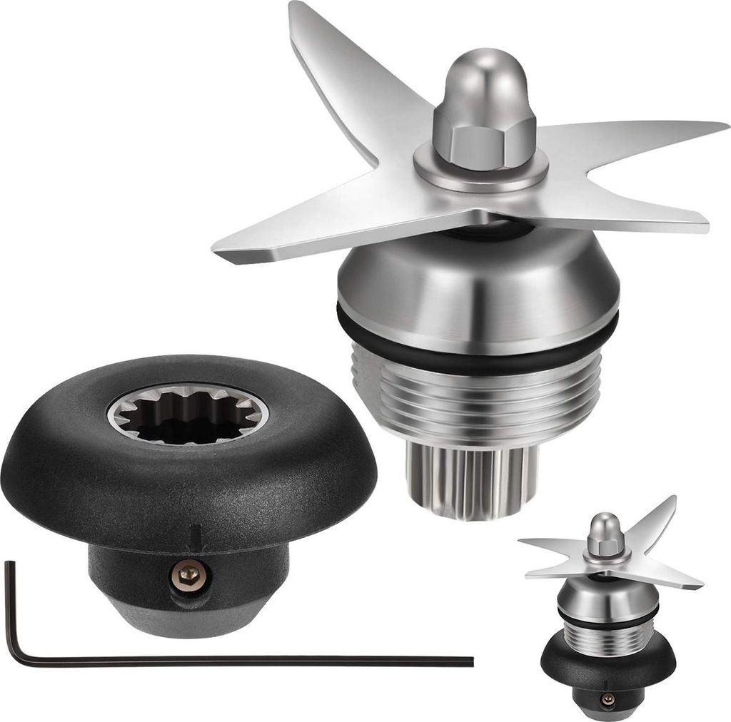 2-teilige Rührwerkseinheit Für Vita-mix-mixer, 4 Klingen, Rührwerkseinheit Für Trockenes/nasses Eis, Geeignet Für Die Vitamix 5200 Serie.