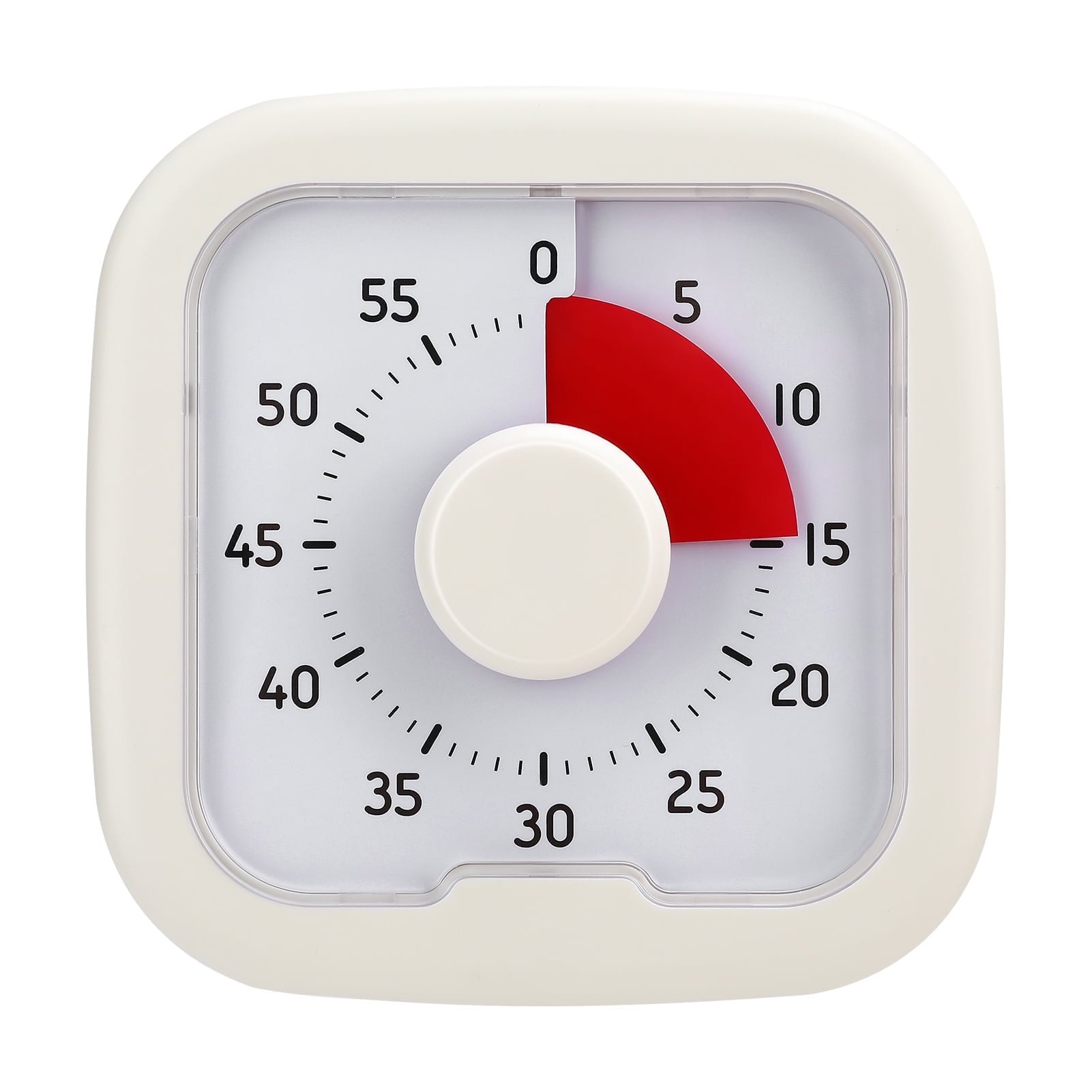 Geräuschloser Magnetischer Küchentimer Mit Ständer, Extra Großer Visueller Countdown-timer, Geeignet Für Kinder, Erwachsene Und Büroschreibtische.