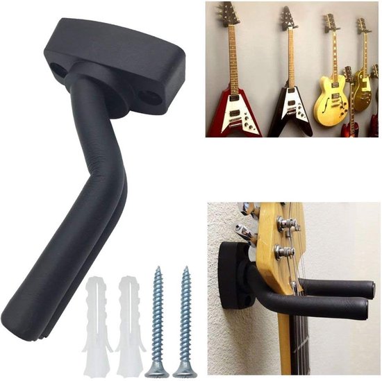 Gitarrenaufhänger – Universeller Wandhaken Für Gitarre, Bass, Mandoline & Banjo – Robuste Und Sichere Aufbewahrungslösung Für Alle Größen