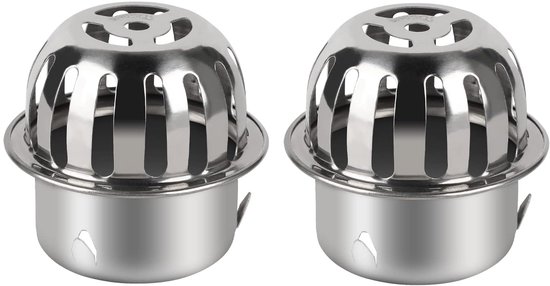 2-teiliges Schutzgitter Aus Edelstahl 304 Für Dachrinnen, Gräben Und Abwasserkanäle (65 Cm Durchmesser, Silber)